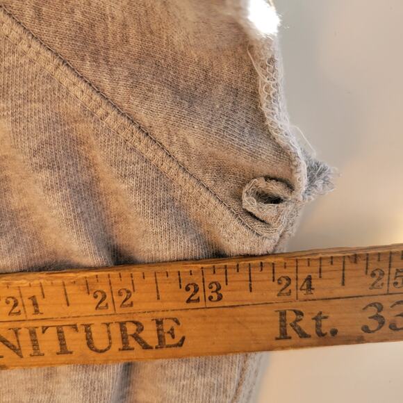 Free People That Tee Short Sleeve Pullover In Gray SZ S/P Oversized - Picture 5 of 9